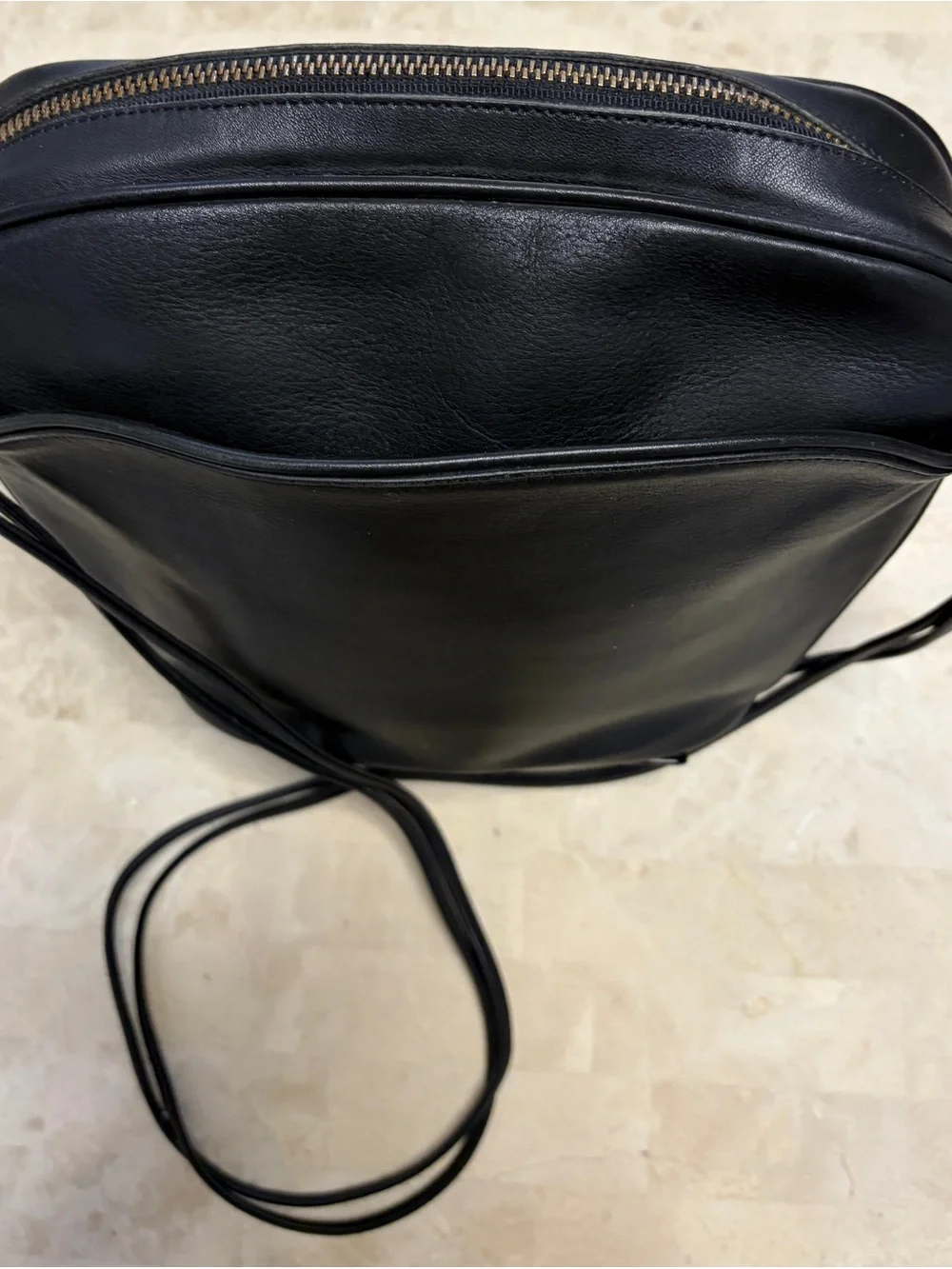 Vintage Coach Crossbody leather bag, made in the USA, authentic glove-tanned